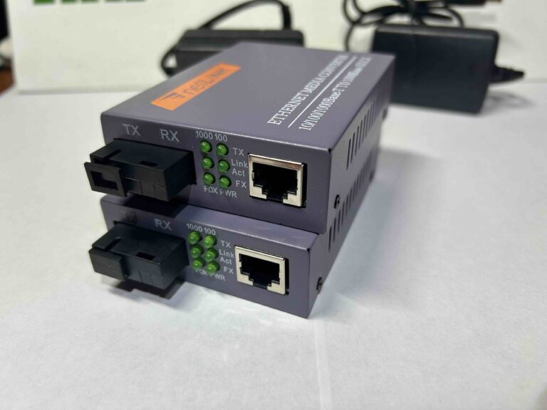 Оптоволоконний Ethernet медіаконвертер WDM SC (10/100/1000 Мбіт/с, Single-Mode, 3-25 км)