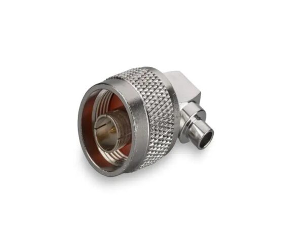 Кутовий роз’єм N-male для RG-402|RG-141, 50 Ом Кутовий роз’єм N-male для RG-402|RG-141, 50 Ом